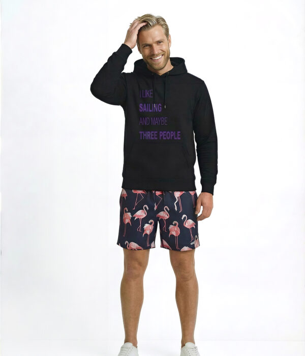 Bluza z kapturem I LIKE SAILING AND MAYBE THREE PEOPLE