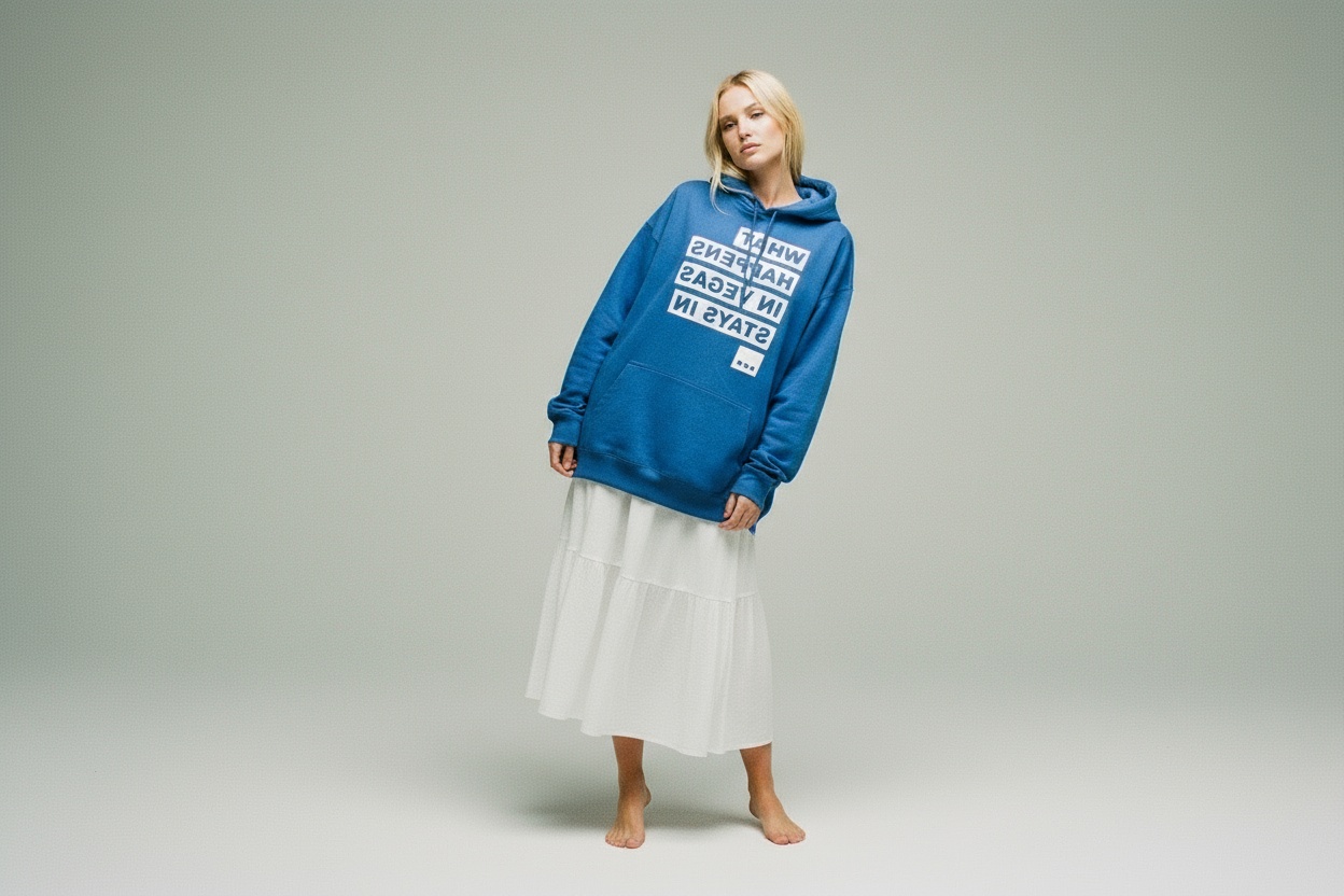 Bluza z kapturem WHAT HAPPENS IN VEGAS STAYS IN... - obrazek 3